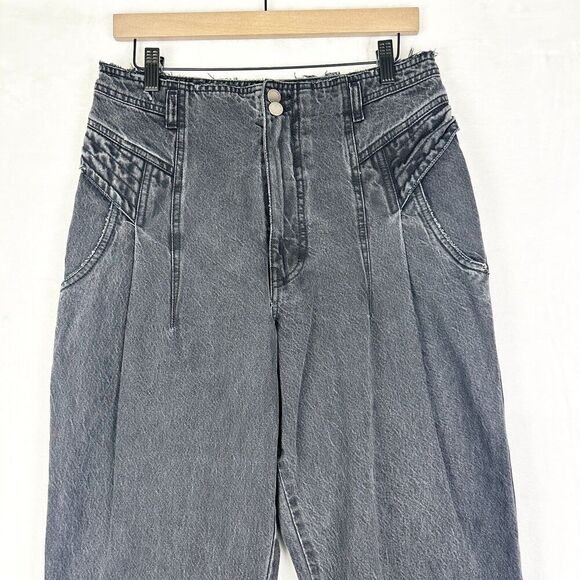 Retrofete Miriam Pant Jeans Size 29 NEW Onyx High Rise Balloon Leg Cotton - Picture 5 of 12